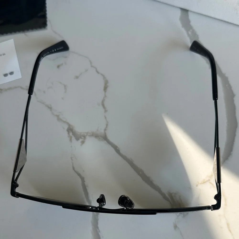 Prada Black Rectangular Sunglasses - Picture 7 of 12